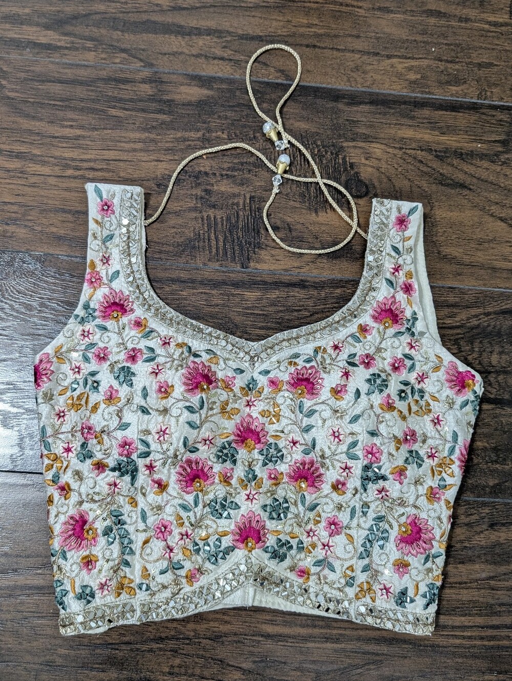 beautiful indian White/Cream blouse